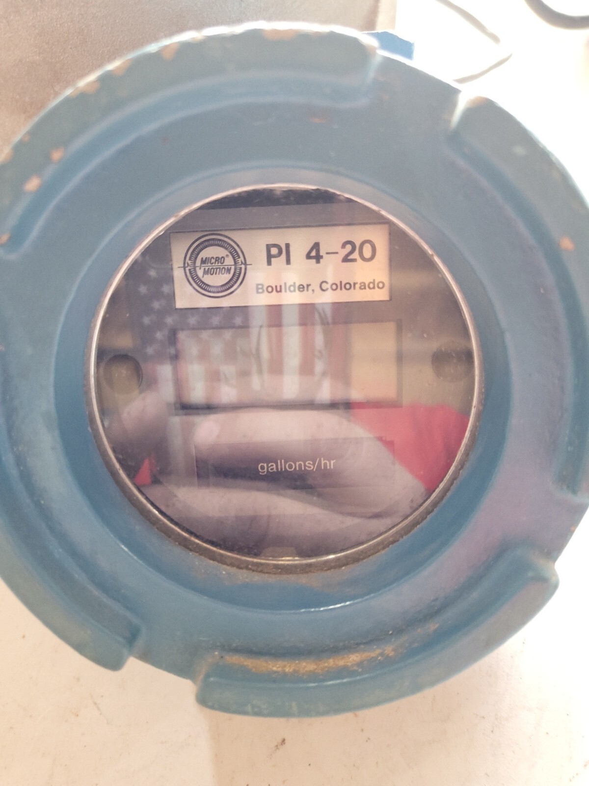 Micro Motion Transmitter PI 4-20 E - 2 pulled from working unit