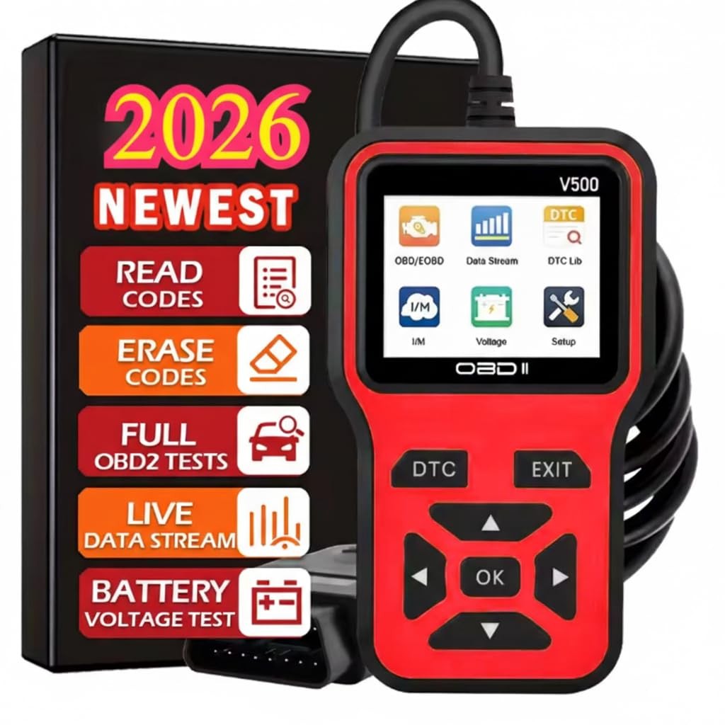 V500 OBD2 Scanner Diagnostic Tool Code Reader Live Data Check Engine Light