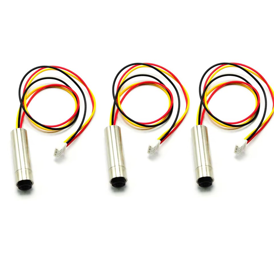 3pcs 980nm 30mW DC5V IR Dot Laser Diode Module 12x30mm with TTL 0-15KHz