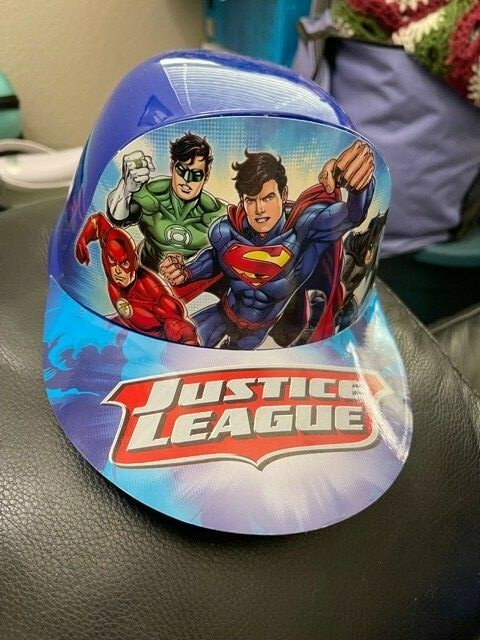 DC Comics Justice League Children's Party Plastic Hat New!!!
