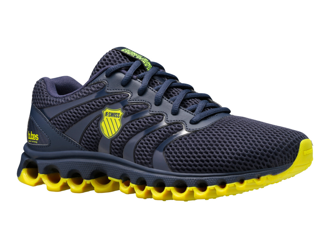 K-Swiss Men's Tubes Comfort 200 Sneakers 07112-498 Paecot/Optic Yellow
