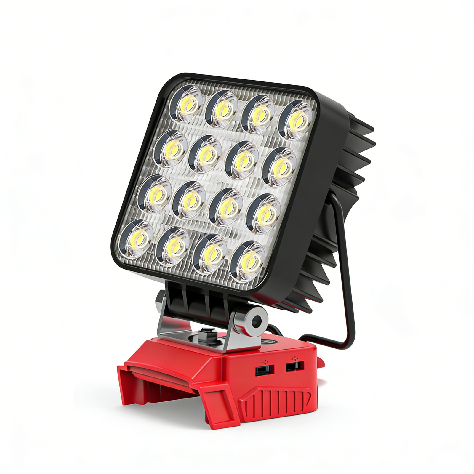 48W 4800LM LED Work Light for Milwaukee 18V Battery Spotlight USB-C