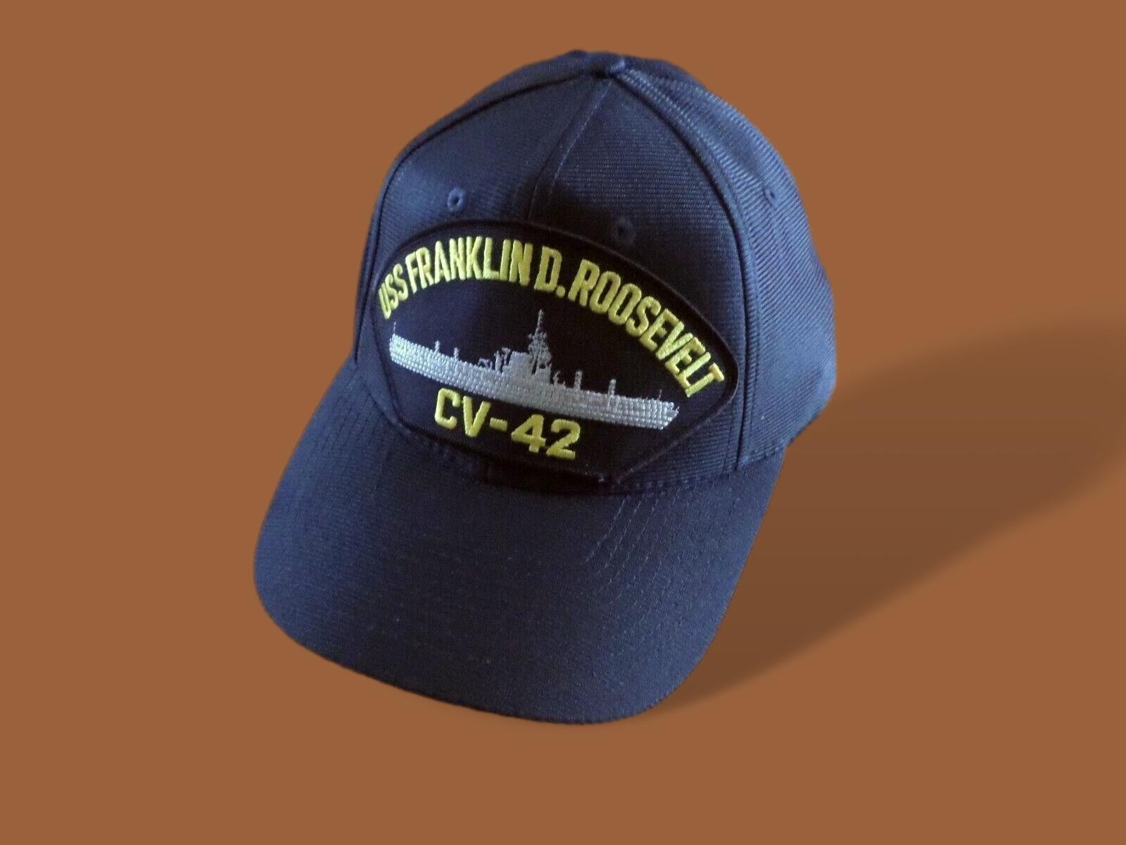 USS FRANKLIN D. ROOSEVELT CV-42 U.S NAVY MILITARY HAT OFFICIAL BALL CAP U.S.A