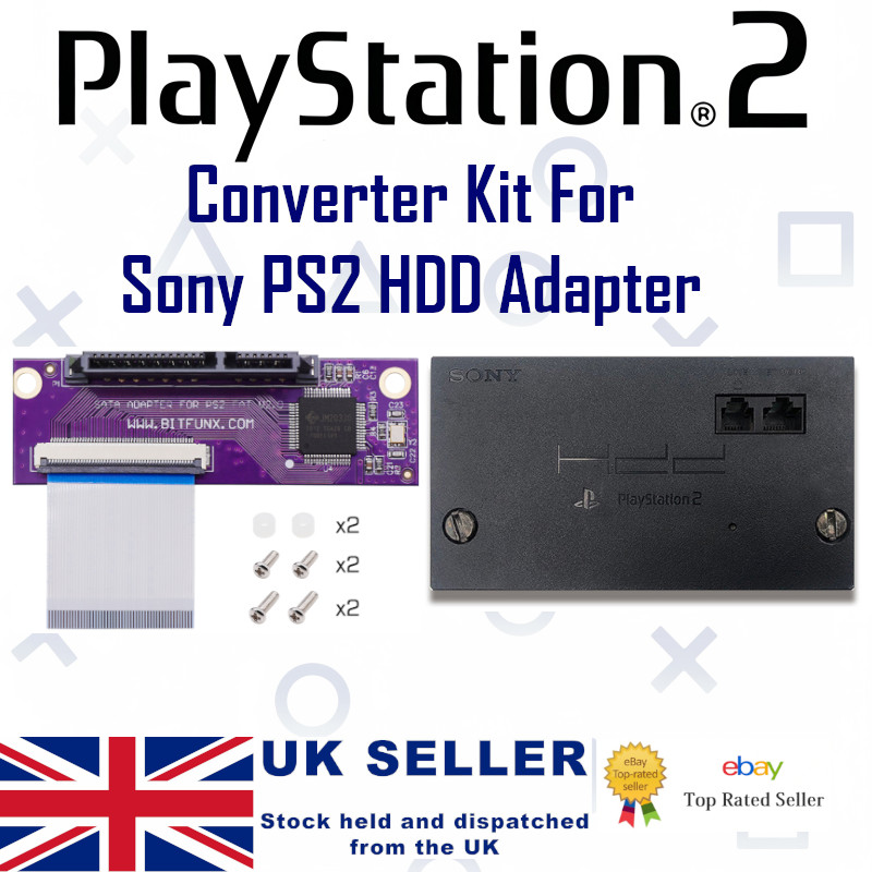 Sony PS2 Network Adapter SSD / HDD - PlayStation 2 SATA to IDE Upgrade (UK)