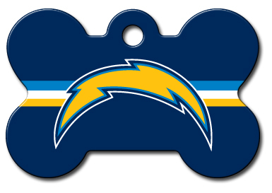 NFL Engraved San Diego Chargers Pet ID Tags Football