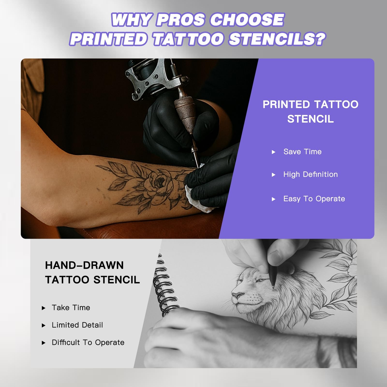 Padieoe Tattoo Stencil Printer 10Pcs - - Printer