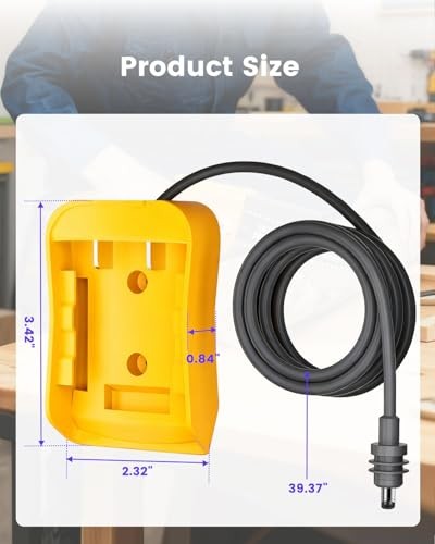 Starlink Mini Battery Adapter - Starlink Mini Accessories Compatible Yellow