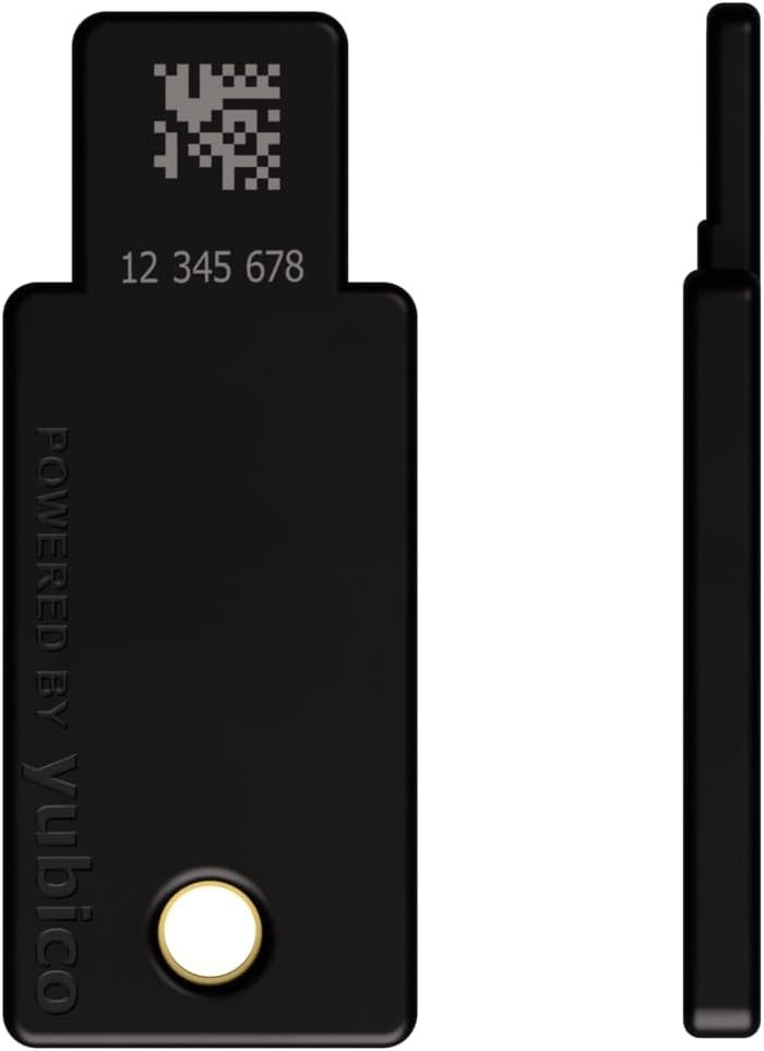YubiKey 5 NFC Security Key Multi-Factor Authentication Passkey USB A NFC FIDO