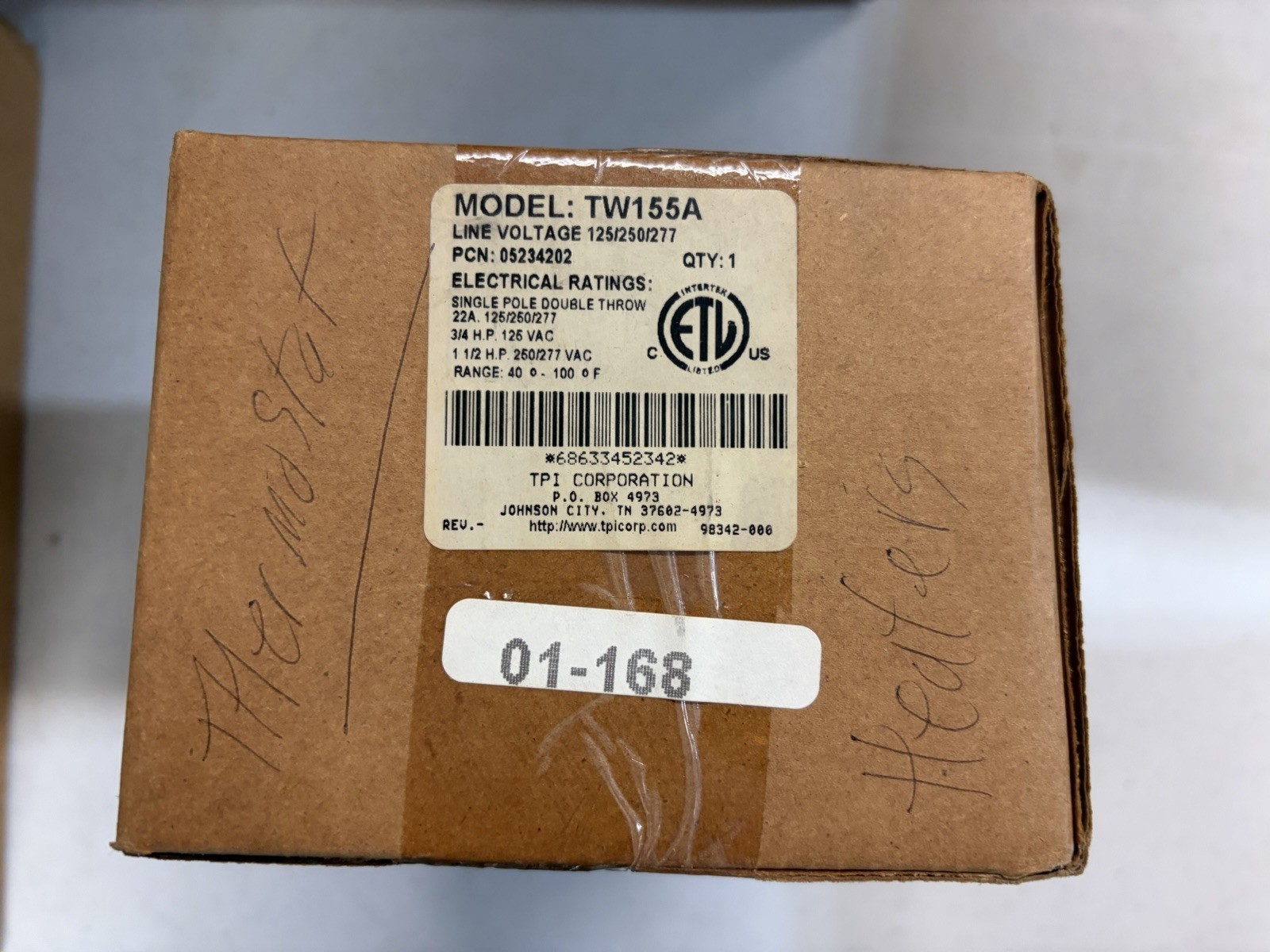 Sloan ETF735A Optima Junction Box Control Module 0365752 - New Open Box