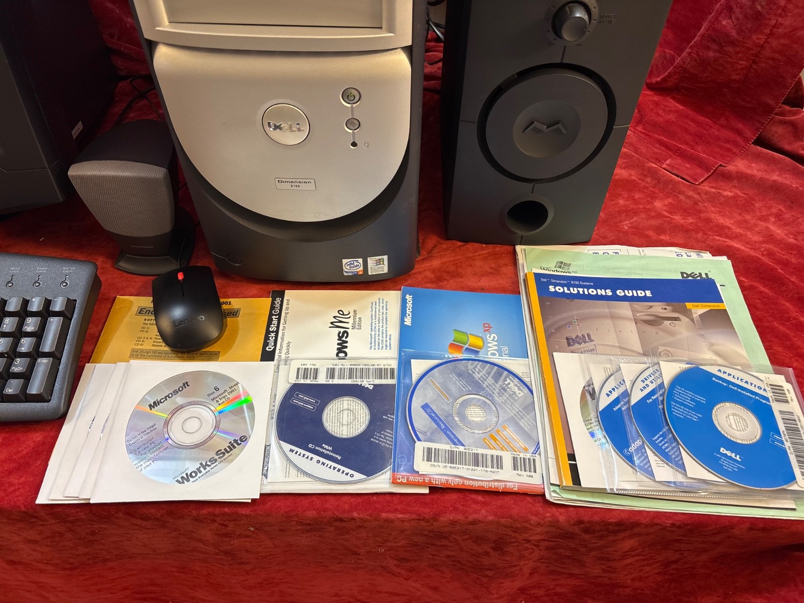 Complete Vintage DELL Windows ME/98/XP Triple-boot Retro PC System Year 2000 Y2K