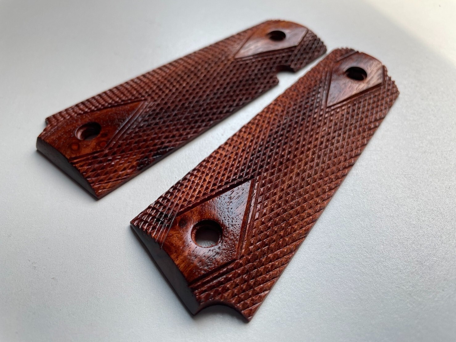 Cool Grip For Colt 1911 Full Size Kimber Clones Diamond Checkered