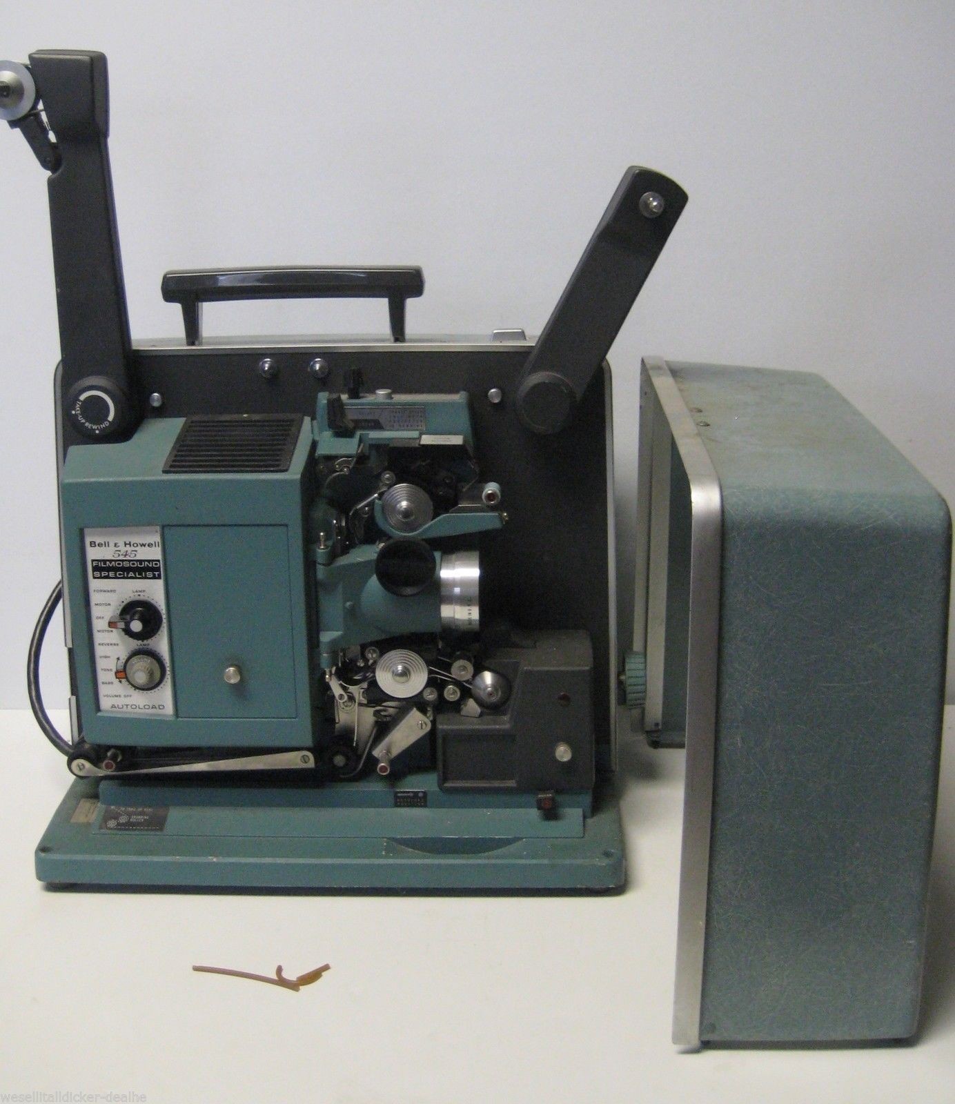Vintage BELL & HOWELL 545 FILMOSOUND SPECIALIST 16MM Projector in Case Works