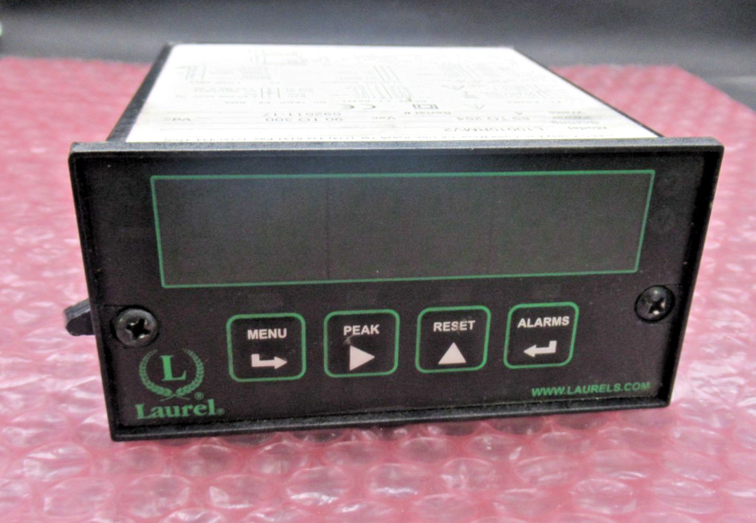 Laurel Electronics L10010RMV2 DIN Digital Panel Meter 85-264VAC, 90-300VDC *NEW*