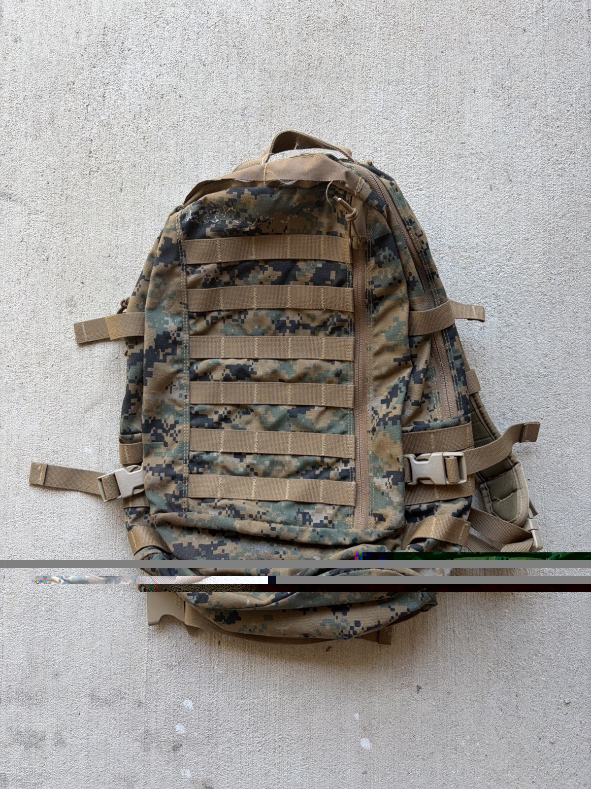 USMC Marine Corps Military Surplus Woodland MARPAT Assault Pack Backpack ILBE GI