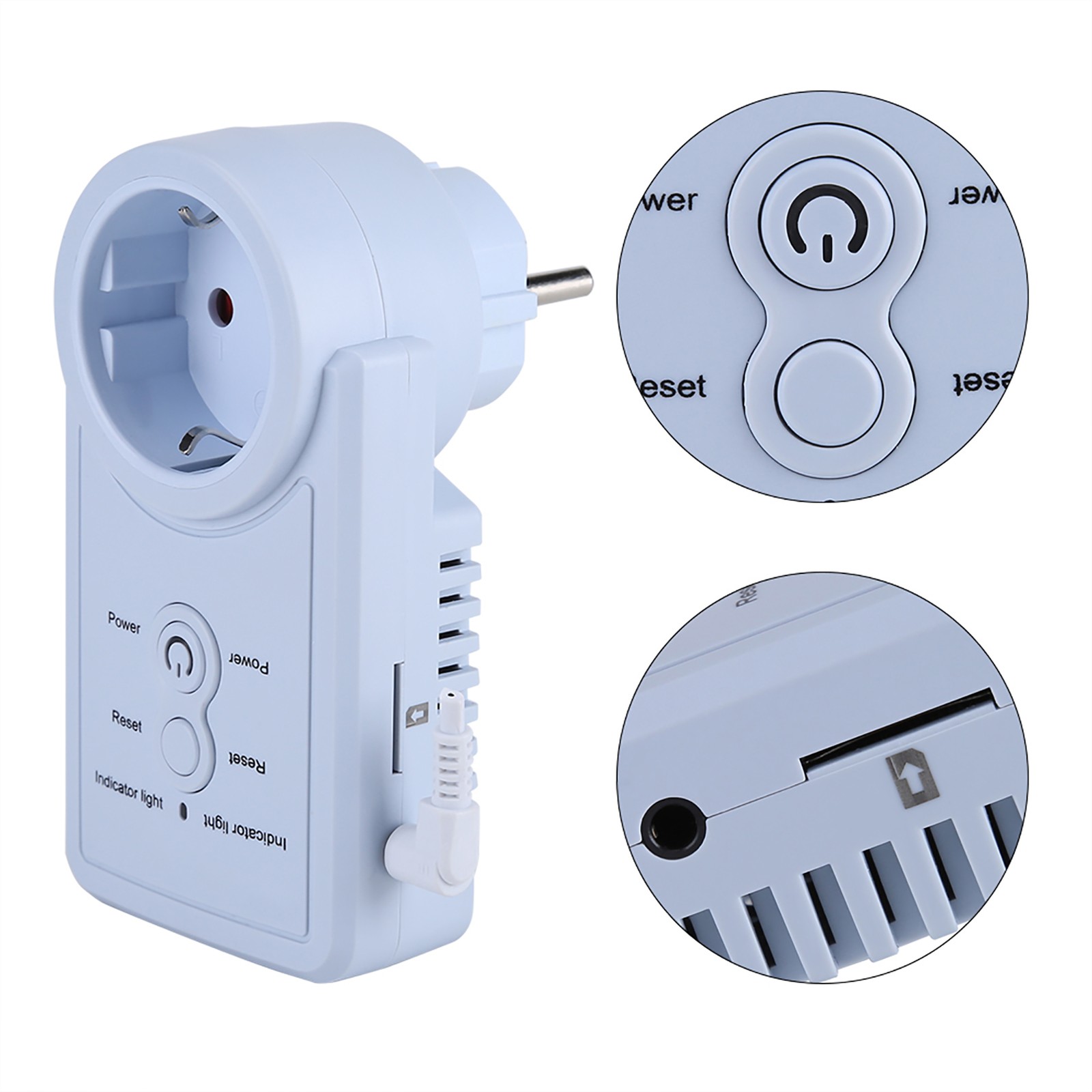 Hot Smart GSM Power Outlet Plug Socket With Temperature Sensor SMS Command