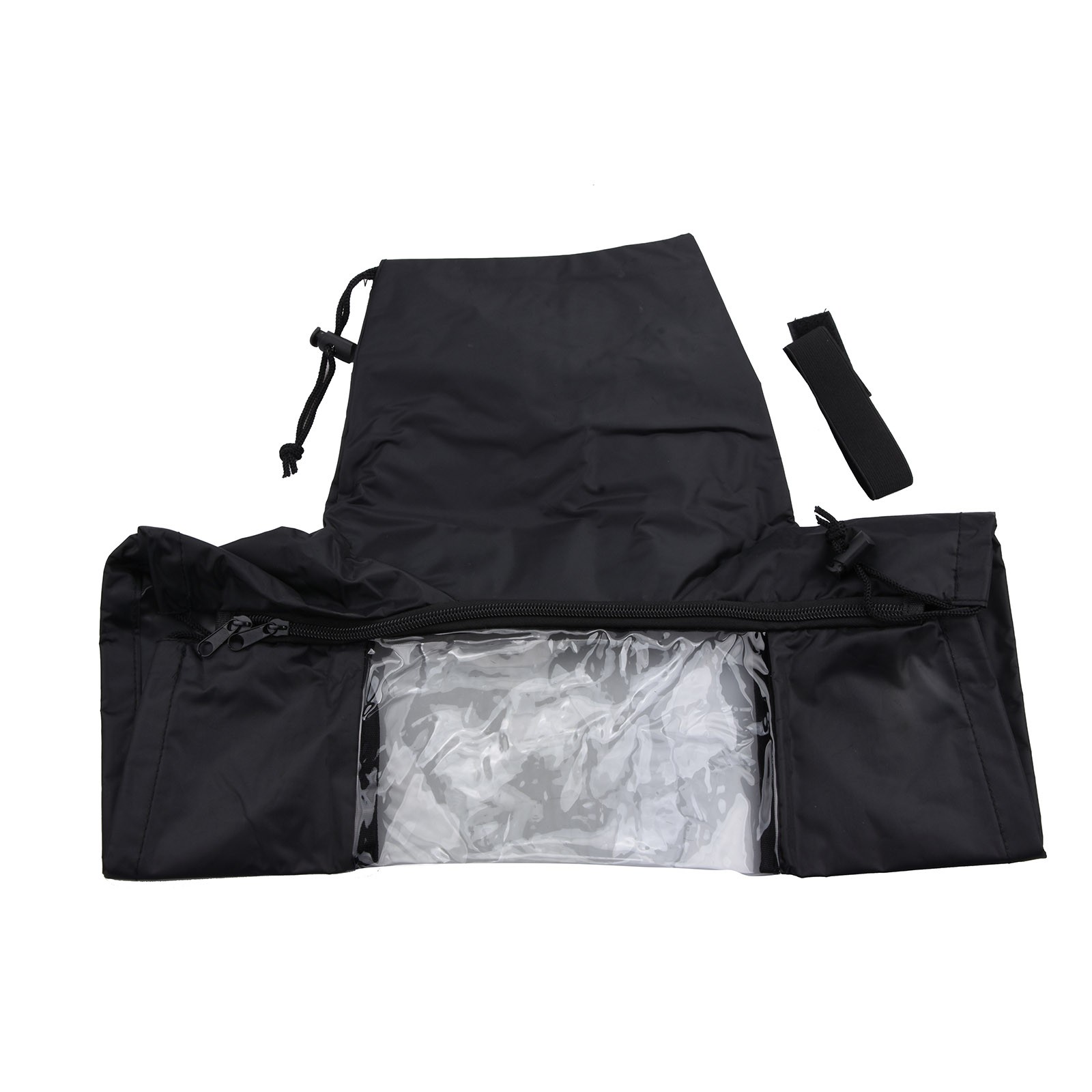 Black Nylon Rain Cover Rain Sleeve Protector Sheld For Canon Nikon DSLR Camera