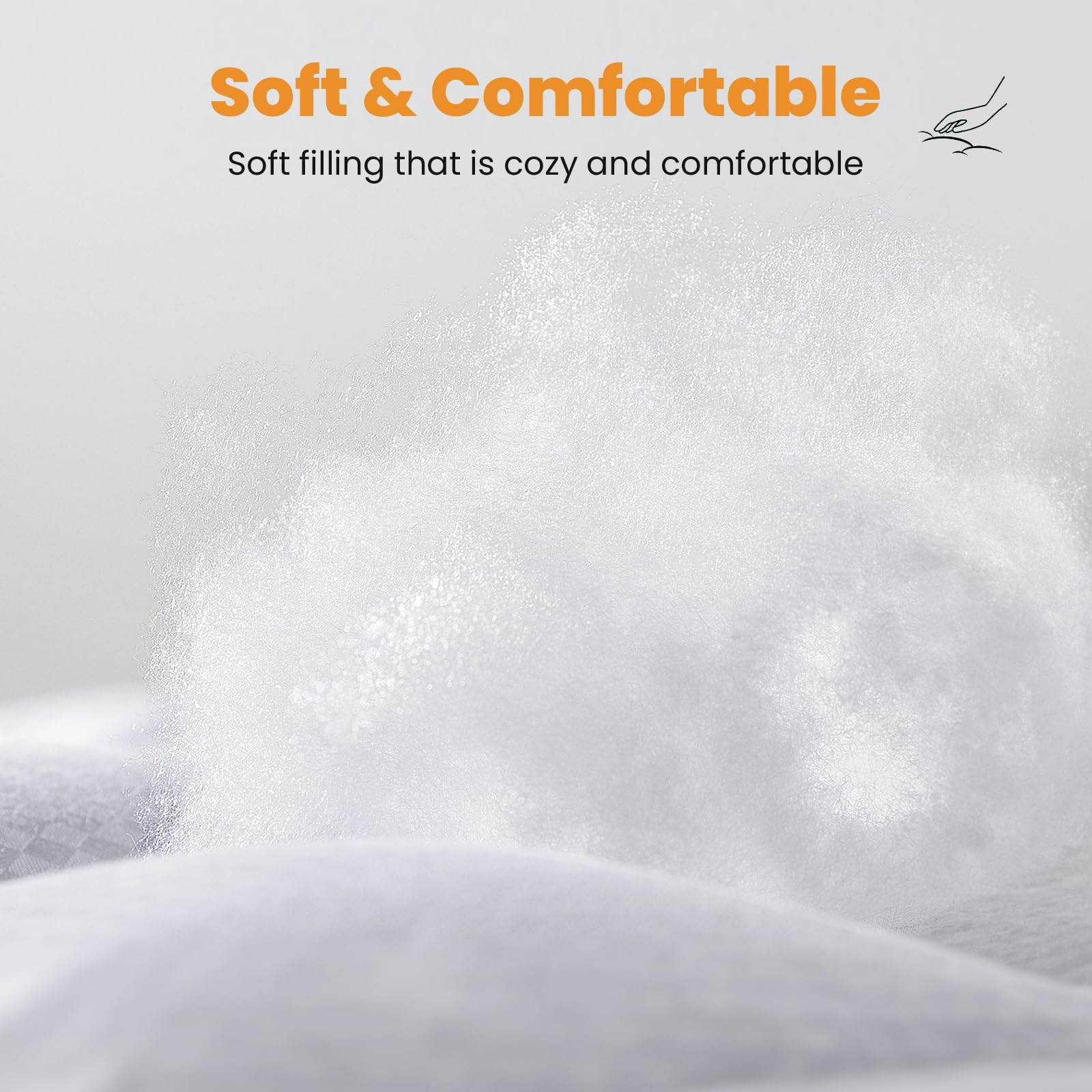 MATBEBY King Size Mattress Pad - Cooling Breathable King, White - Checkered