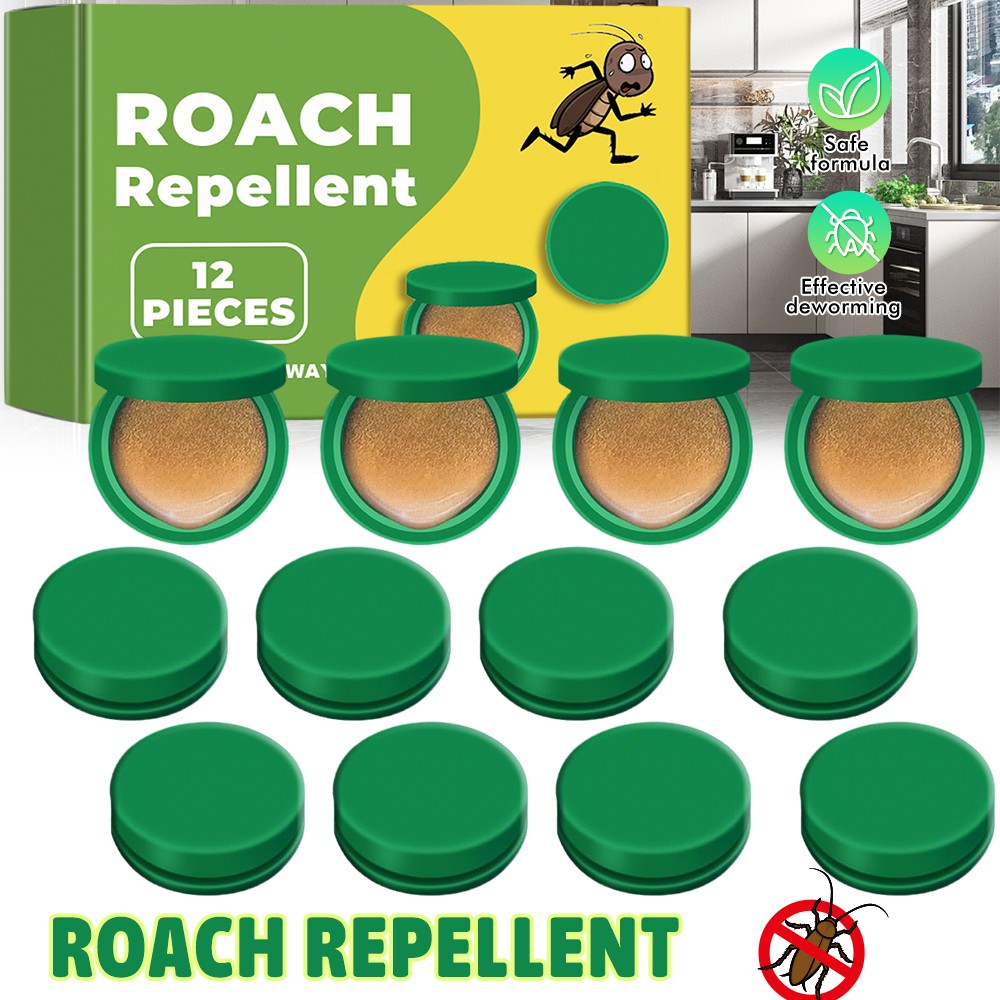 12PCS Cockroach Killer Control Roach Bait Stations for Small & Large Roaches US