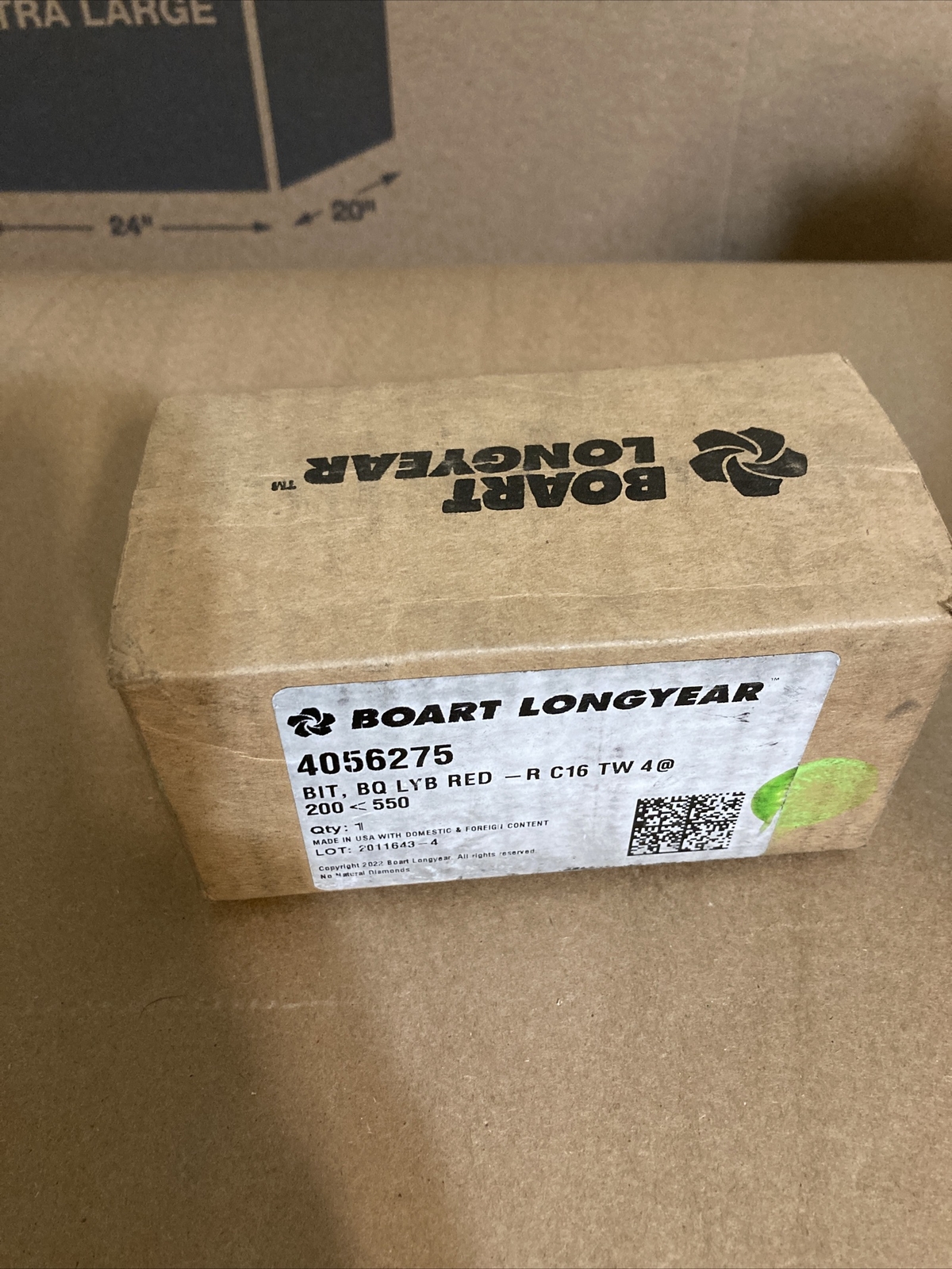 New Boart Longyear Red Diamond Bit Part # 4056275 BQ