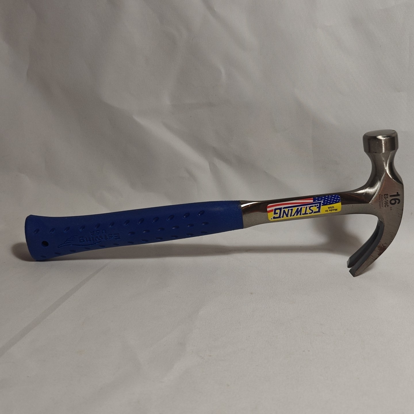Estwing E3/16C Curved Claw Hammer Vinyl Grip 450g (16oz) Never Used ESTE316C