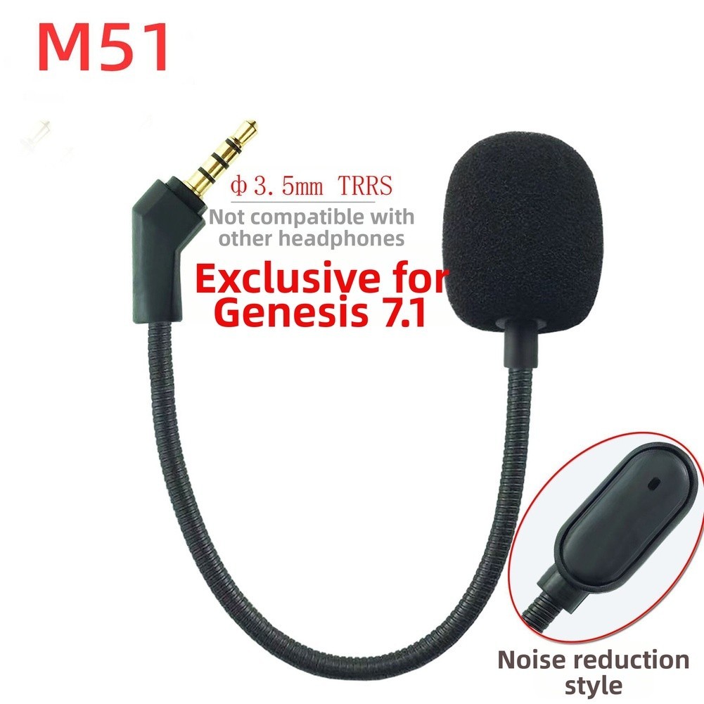 Flexible Positioning Microphone for ROG Theta 7.1 Headset Replacement Use