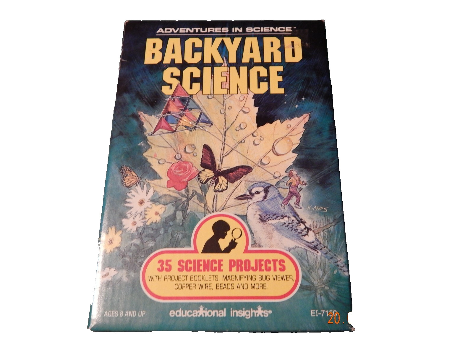 VINTAGE 1988 ADVENTURES IN SCIENCE BACKYARD SCIENCE 35 SCIENCE PROJECTS NIB