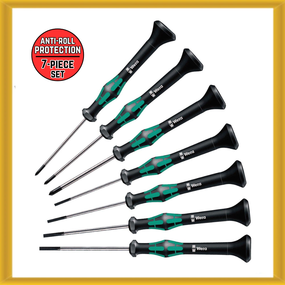 Wera Micro Slotted/Phillips Micro Precision Screwdriver 7-piece Set (NEW)
