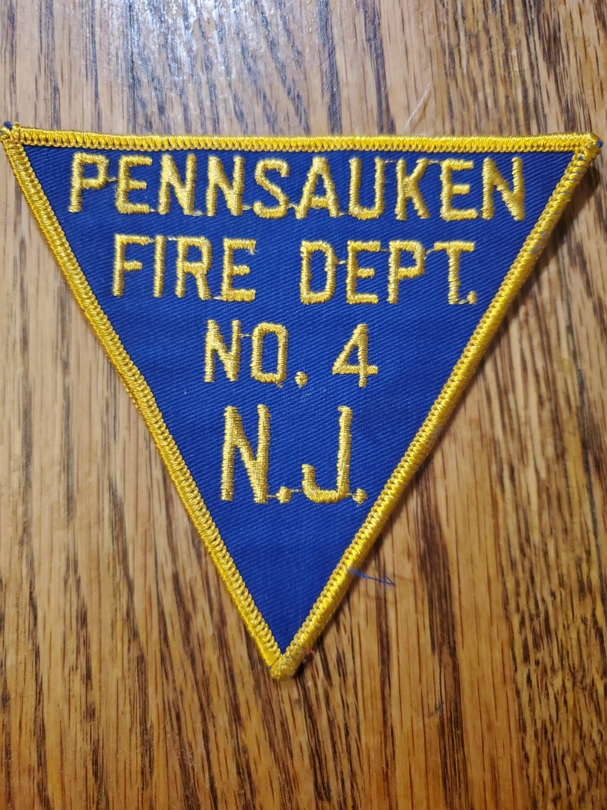 Vintage Pennsauken Fire Department No. 4 New Jersey shoulder patch