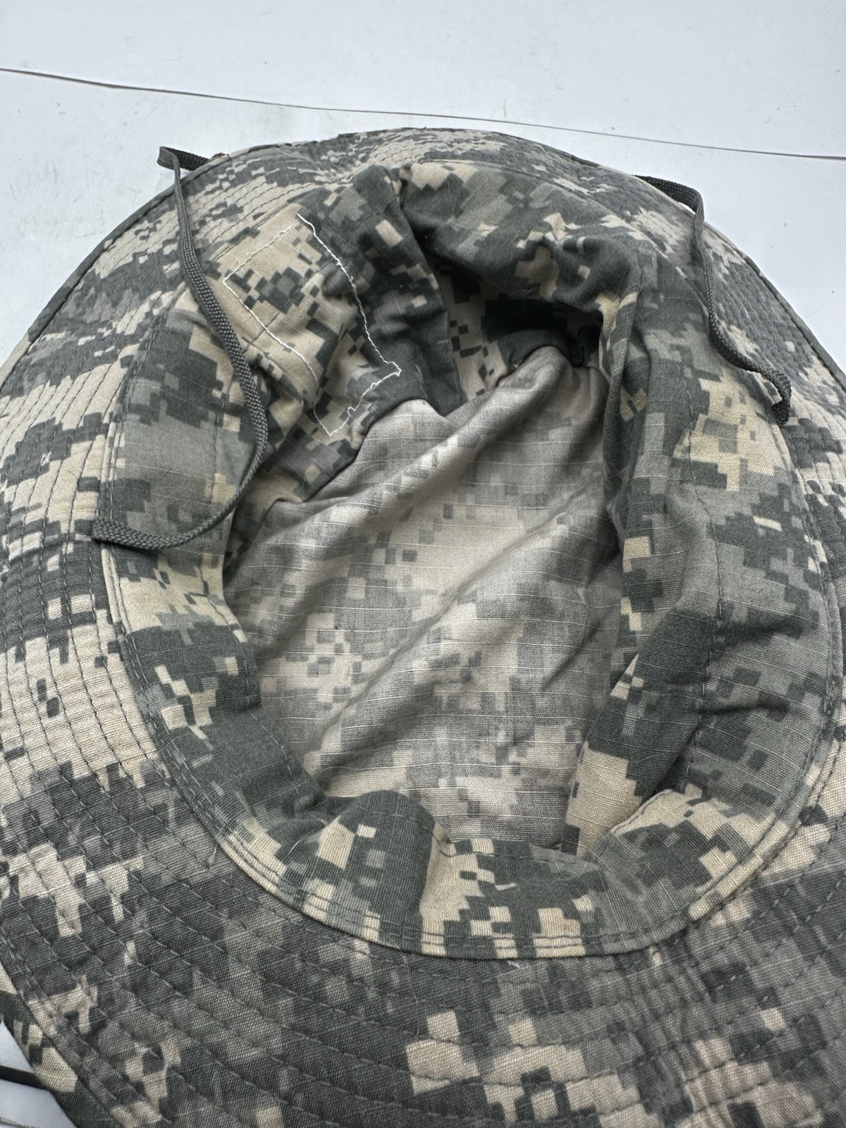 USGI Cap Size 7 1/2 ACU Digital Camo Boonie Sun Hot Weather Jungle Hat Army