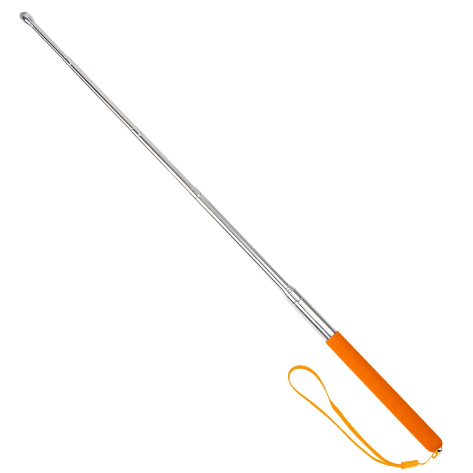 Retractable Teacher Pointer 𝟑𝟗.𝟓'', Stick with 𝗦𝘁𝘆𝗹𝘂𝘀 Orange