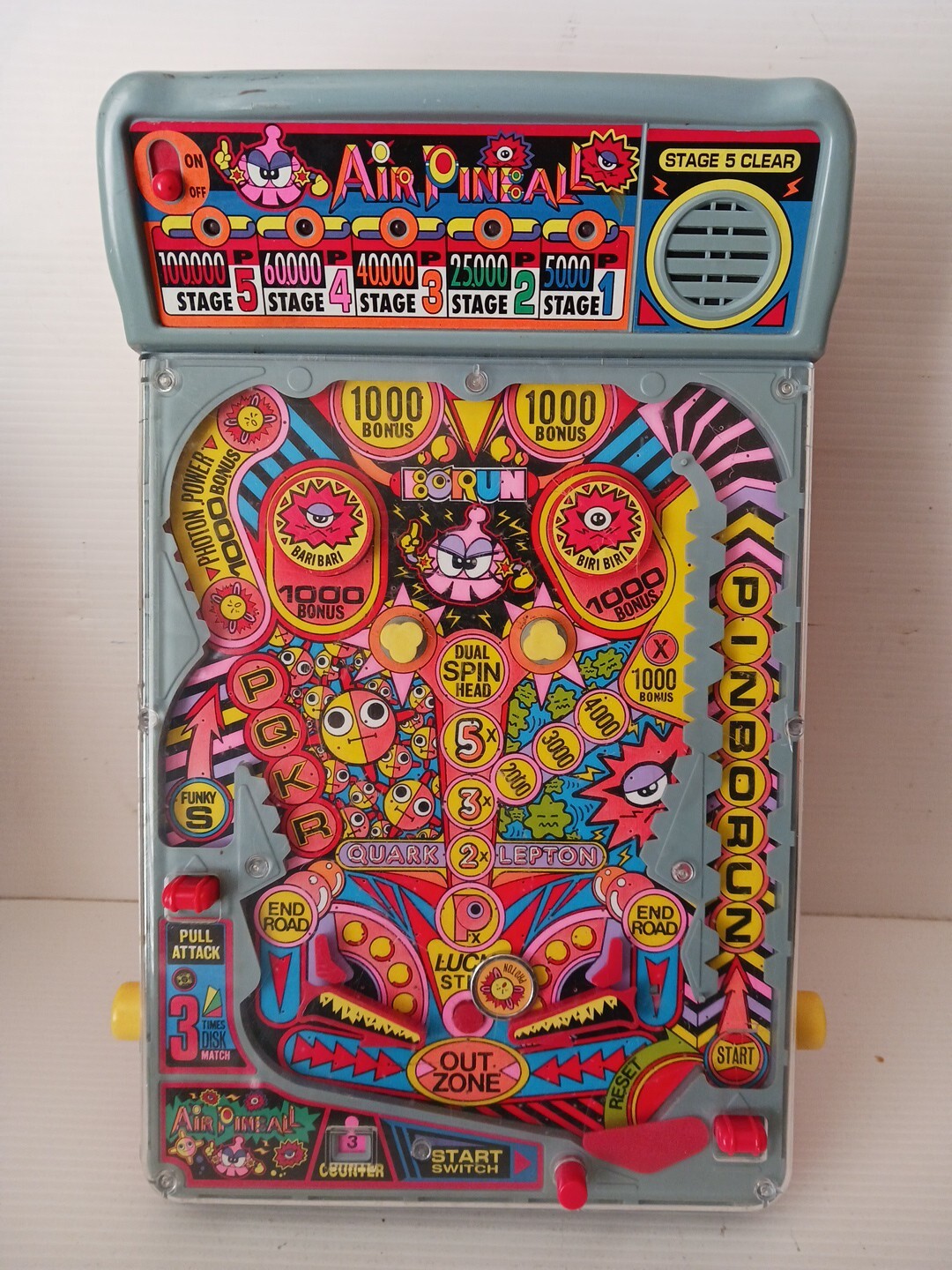 Vintage 90's Air Pinball Tandy/Radio Shack Table Top Game
