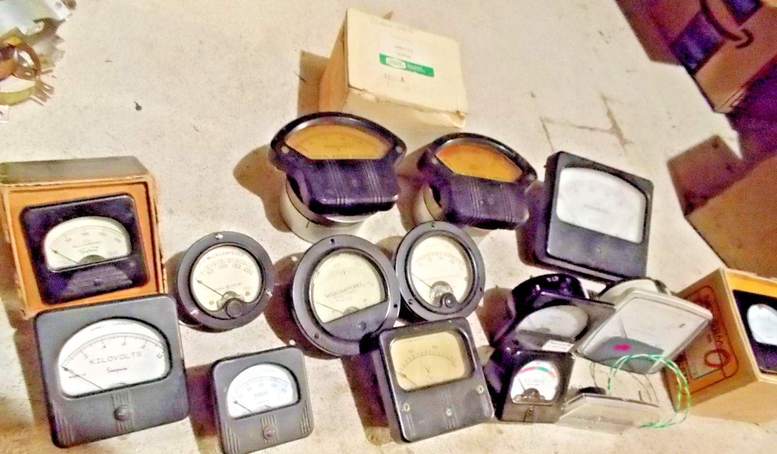 Vintage Panel Meter Assortment