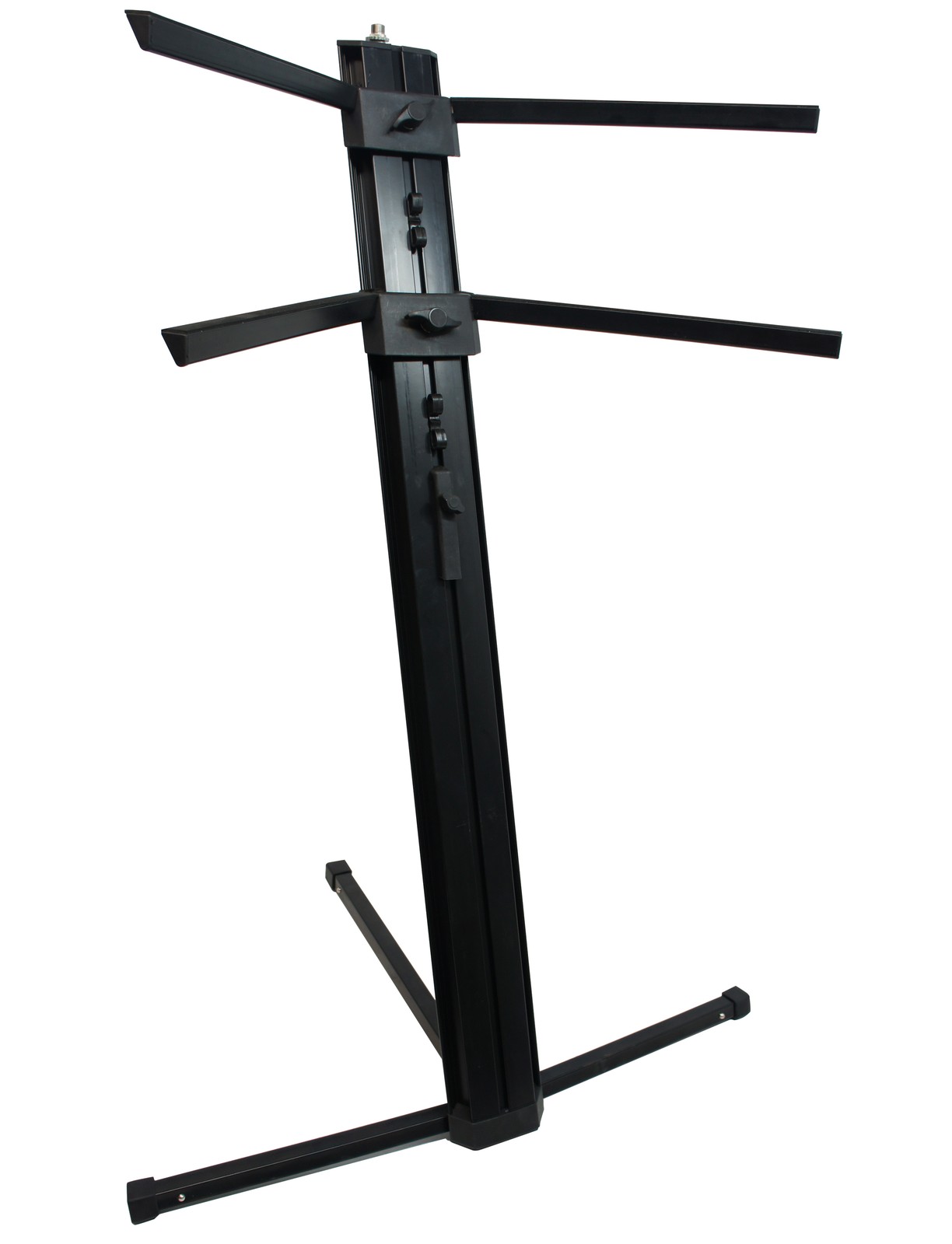 Harmony Audio HA-KEYSTAND Pro 2-Tier Column Keyboard Stand 5/8" Mic Mount New