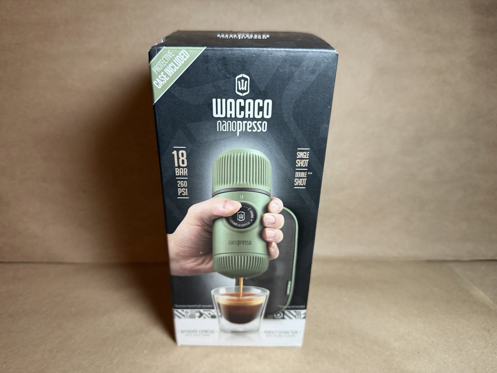 Nanopresso Portable Espresso Maker with Protective Case
