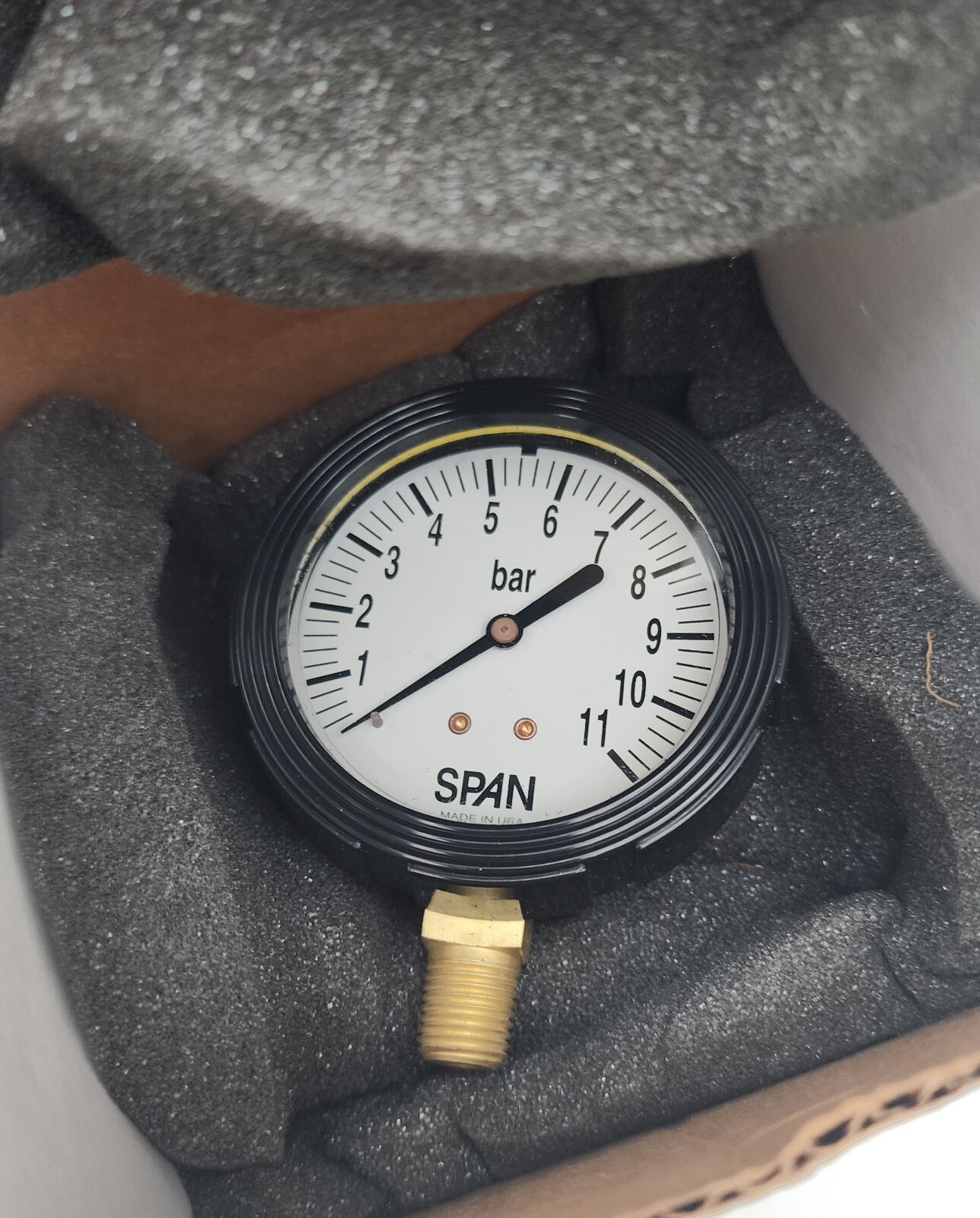 SPAN INSTRUMENTS LFS-210-11 BAR-G Pressure Gauge / LFS21011BARG