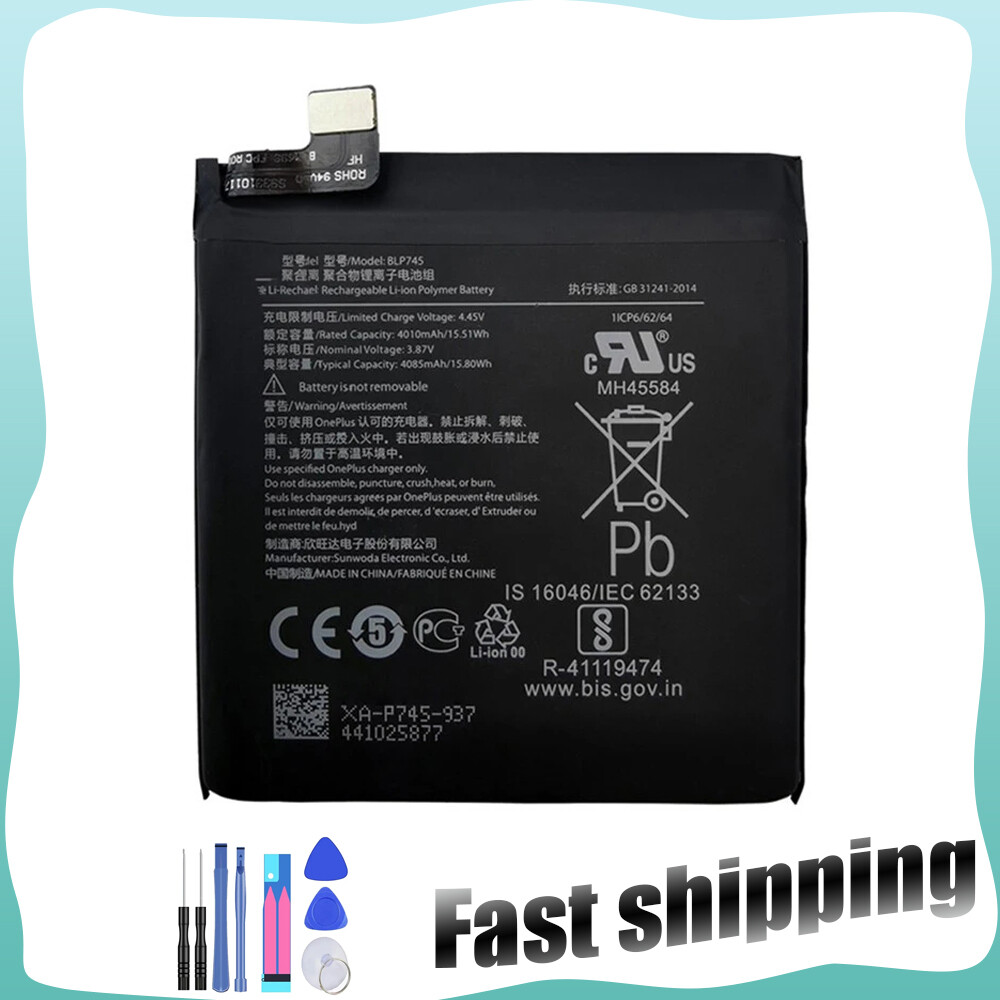 For OnePlus 7T Pro McLaren Edition Battery BLP745 Replacement Tool Kit
