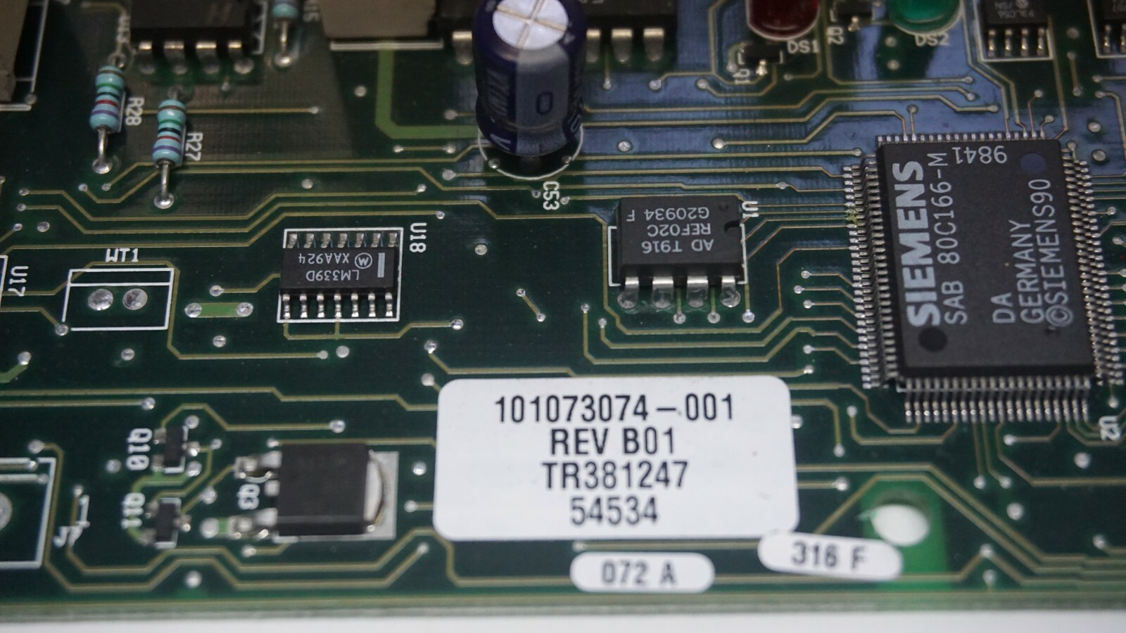 POWERWARE RECTIFIER CONTROL BOARD 101073074-001 REV B01