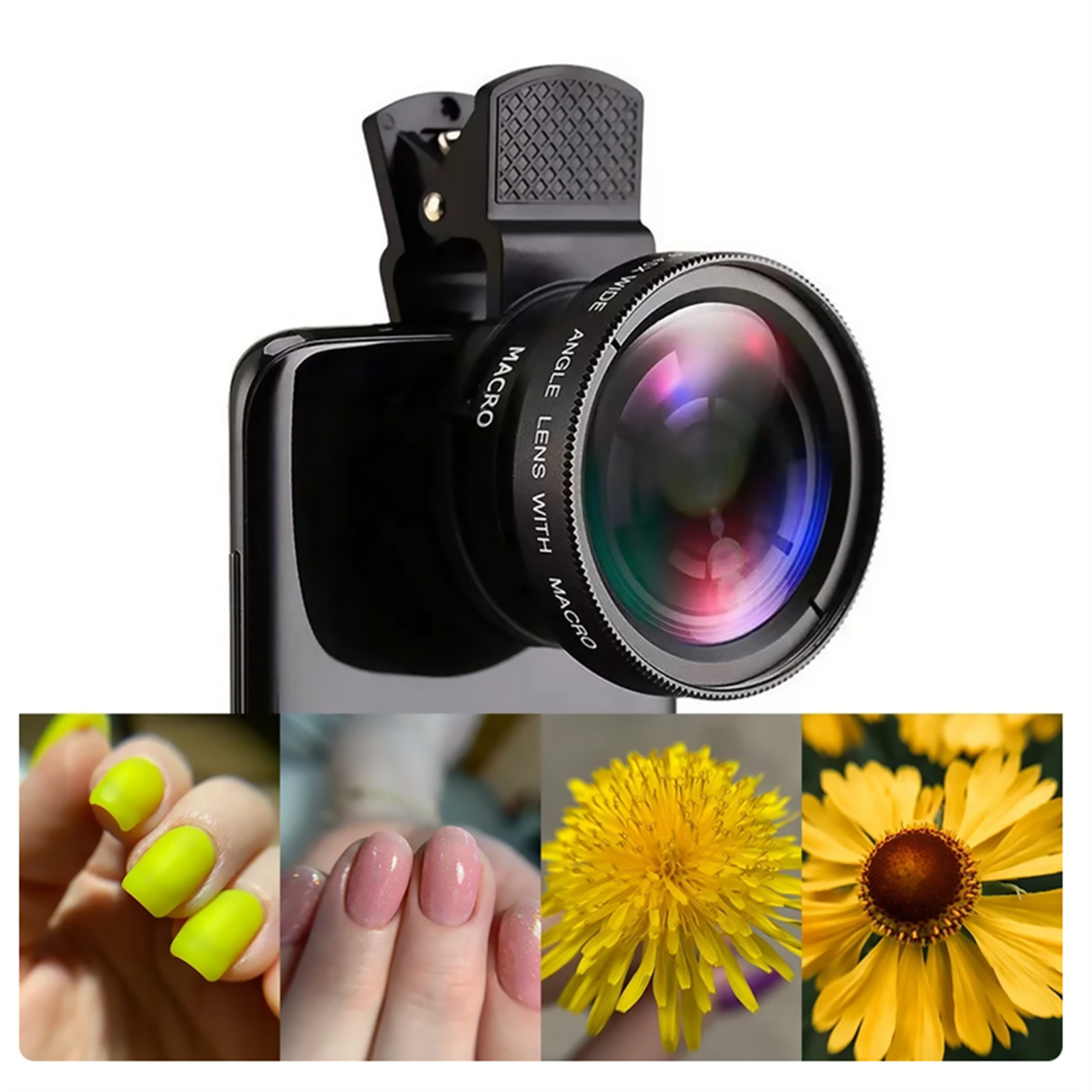 37mm 0.45 Wide Angle Lens With 10x Macro HD Camera Lens Universal For Samsung