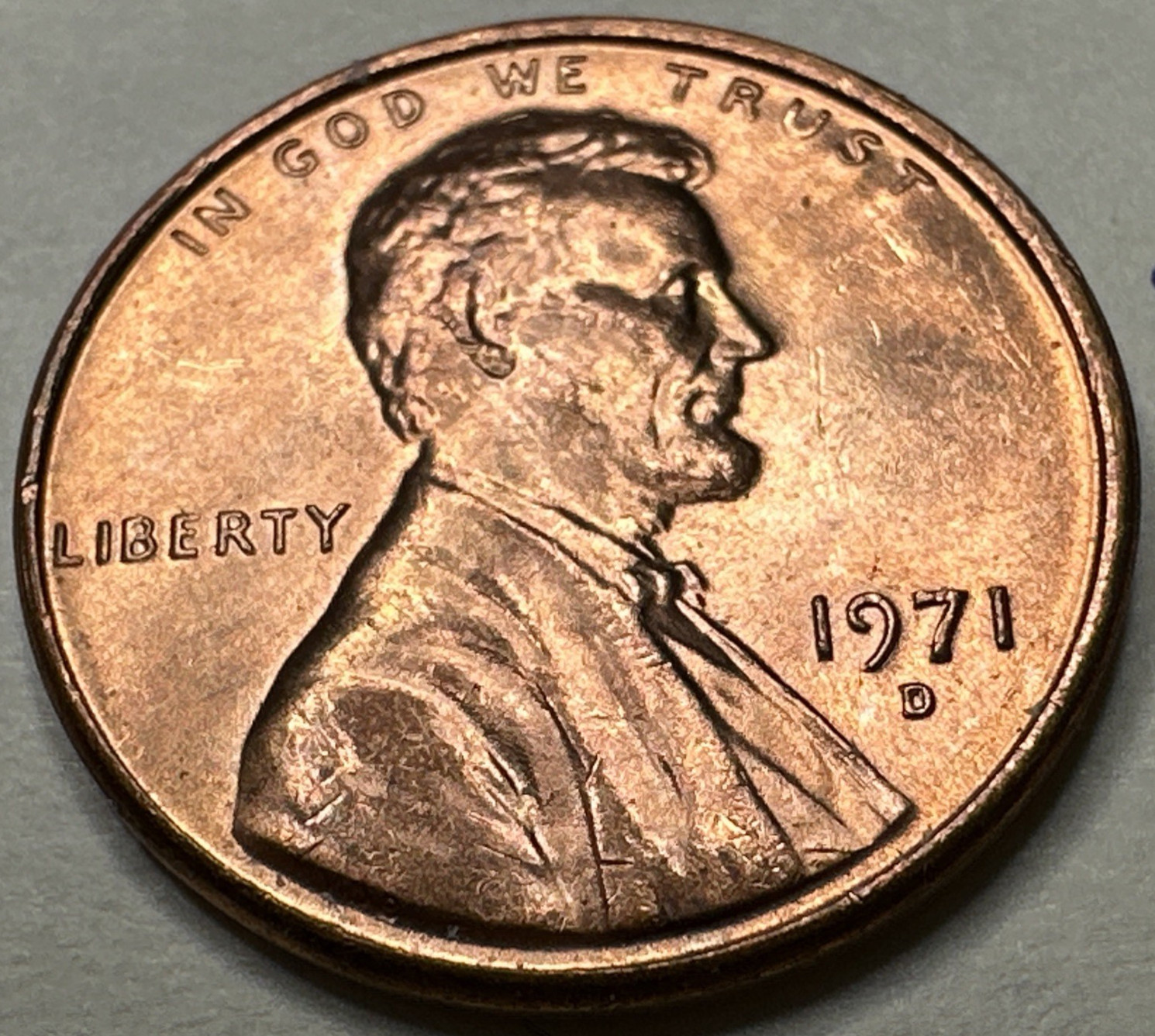 1971-D LINCOLN MEMORIAL CENT / PENNY 2626X