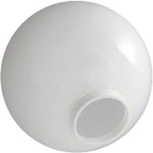 WHITE GLOBE 10 INCHES WITH 3 7/8 INCH FITTER OPENING