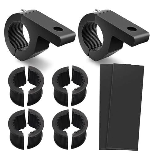 2PCS LED Light Bar Horizontal Clamp Mounting Kit, Aluminum Alloy Tube Bracket