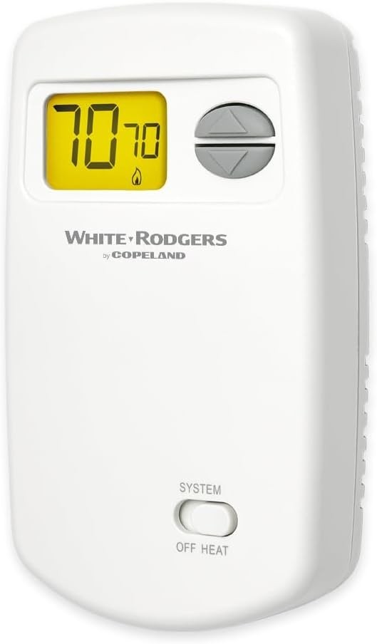 Emerson 1E78-140 Digital Non-Programmable Thermostat for Single-Stage Systems