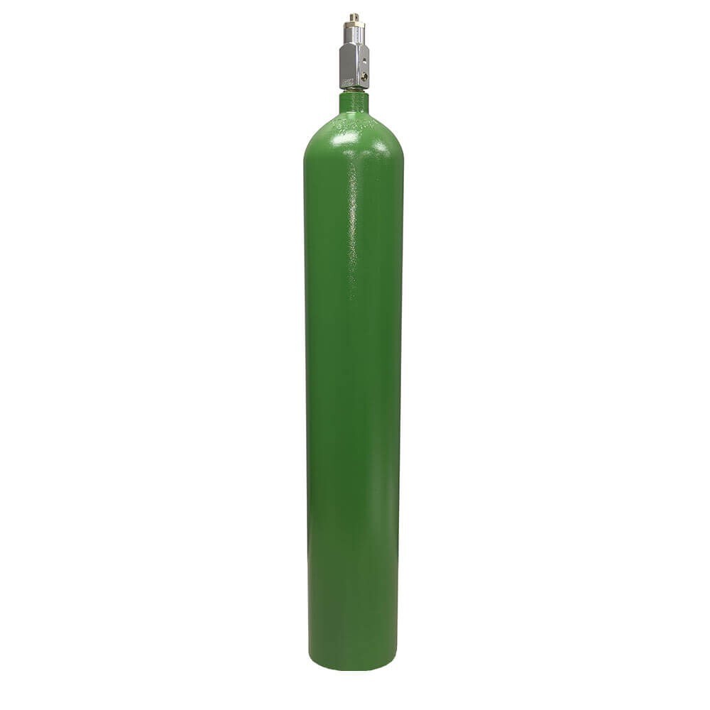 Reconditioned 23 Cu Ft Medical E Lightweight Steel Oxygen Cylinder CGA870 DOT3AA