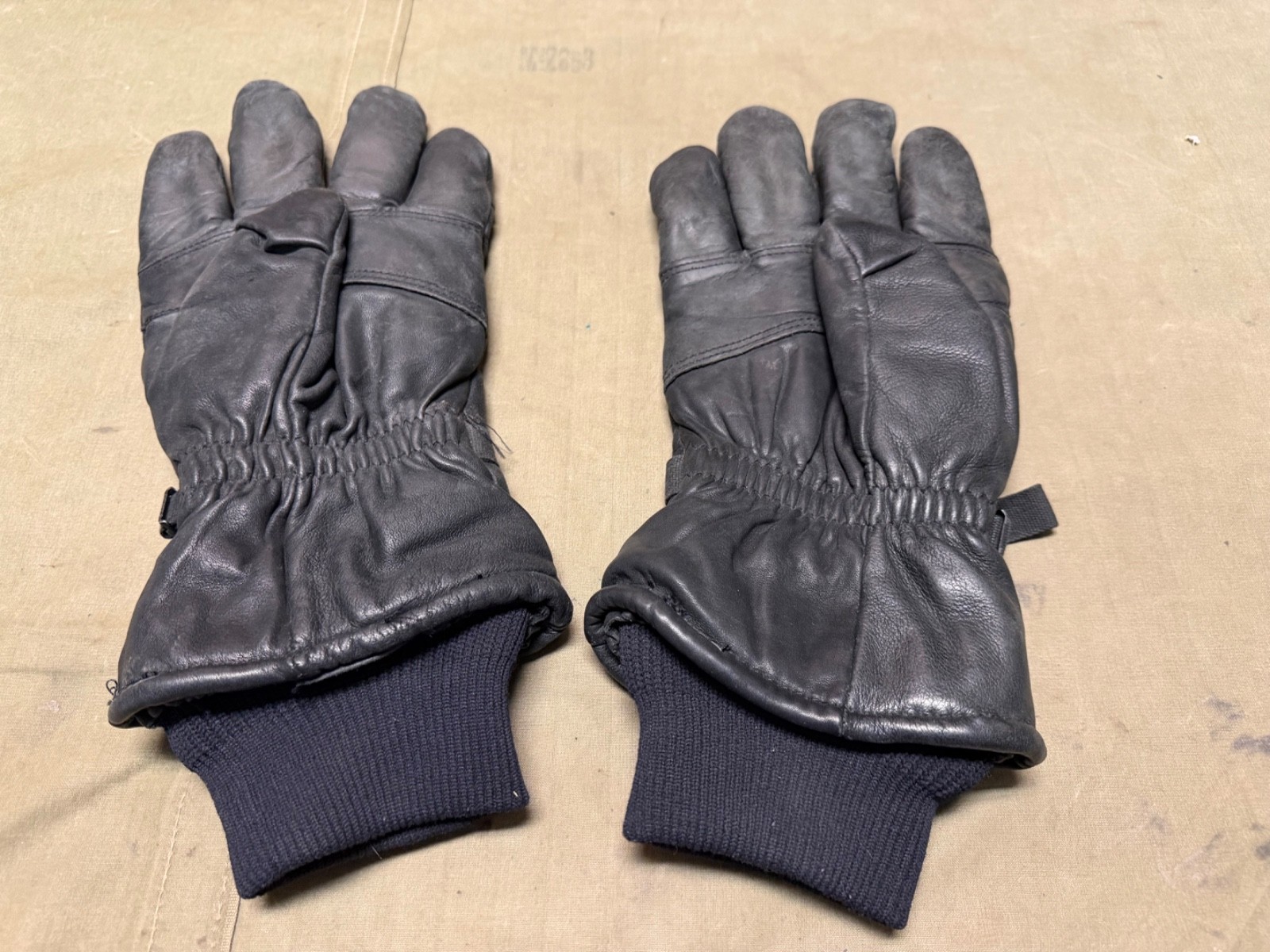 ORIGINAL DESERT STORM IRAQI FREEDOM US ARMY COLD WEATHER WINTER GLOVES-LARGE
