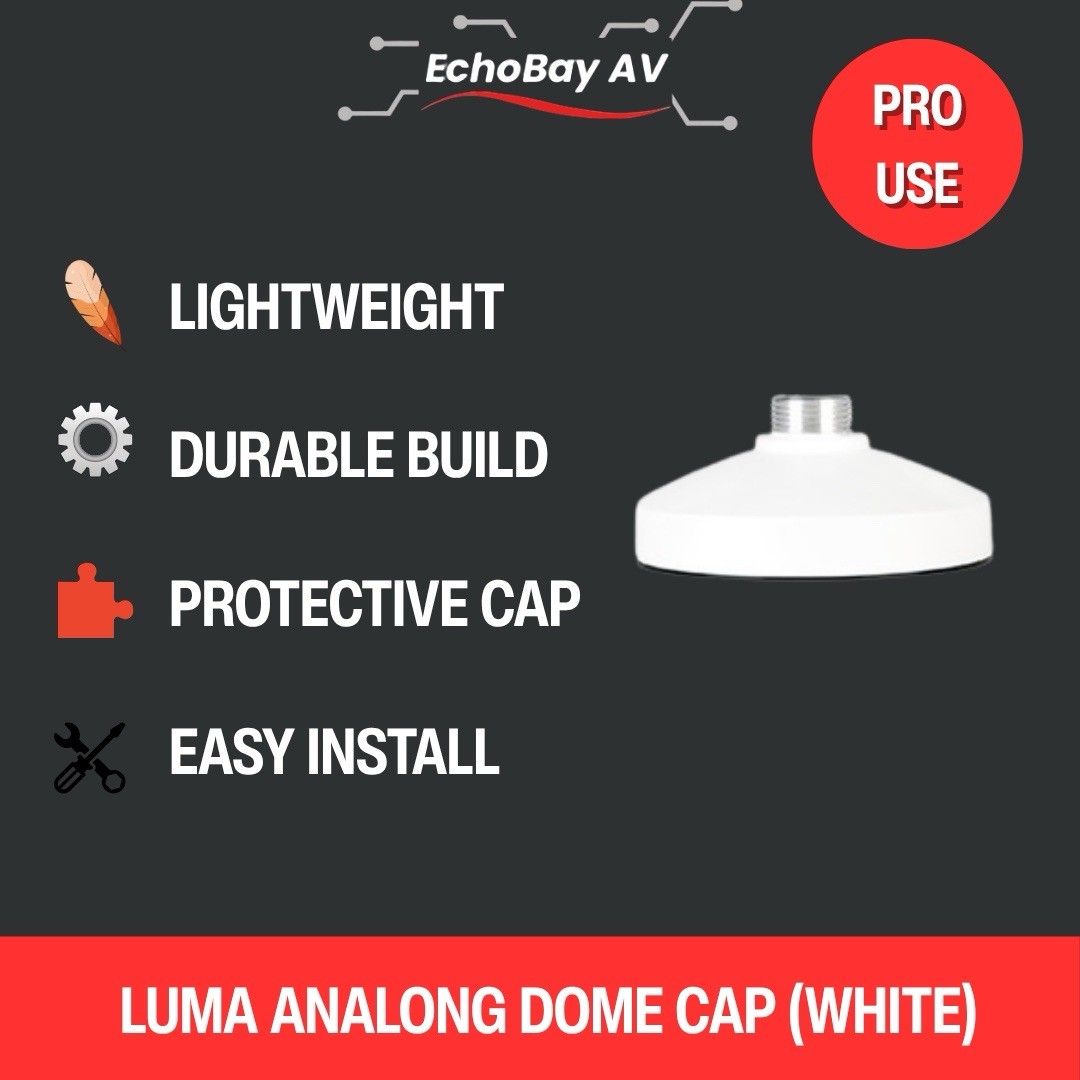Luma Surveillance Analog Dome Cap- White (LUM-MNT-ADOM-WH)