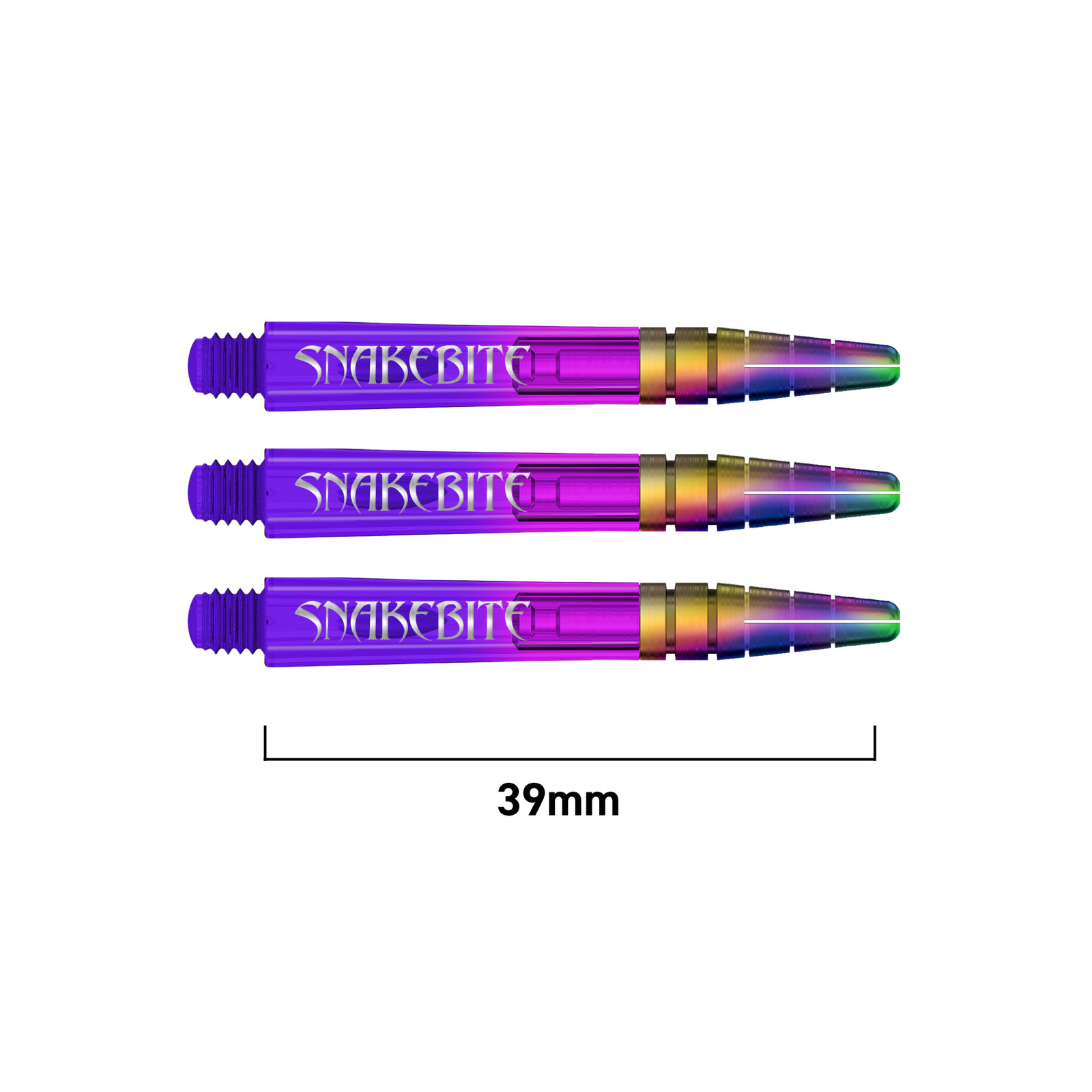 Red Dragon Peter Wright Snakebite Logo Nitro Ionic Intermediate Dart Shafts