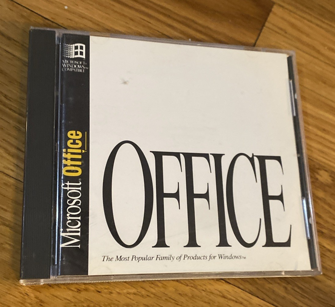 MICROSOFT OFFICE PROFESSIONAL 4.3 PC CD-ROM SOFTWARE 1994