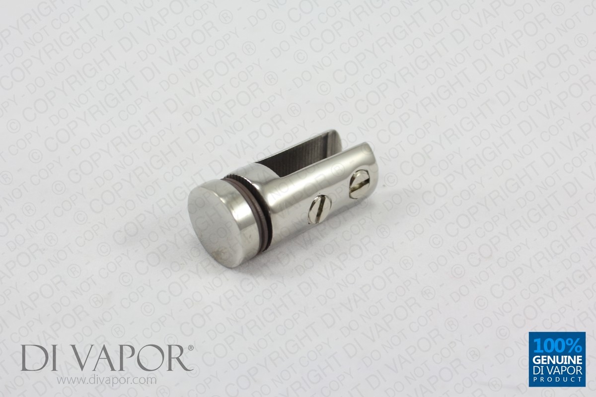 Di Vapor (R) Stainless Steel Glass Clip Bracket for Shower Enclosure Floating