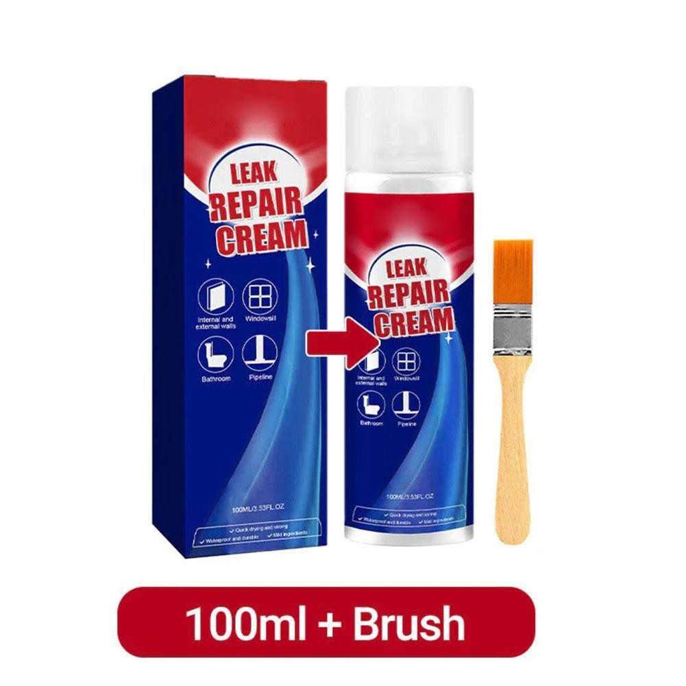Leak Repair Waterproof Sealant Spray with Brush 100ml UK V1Q8