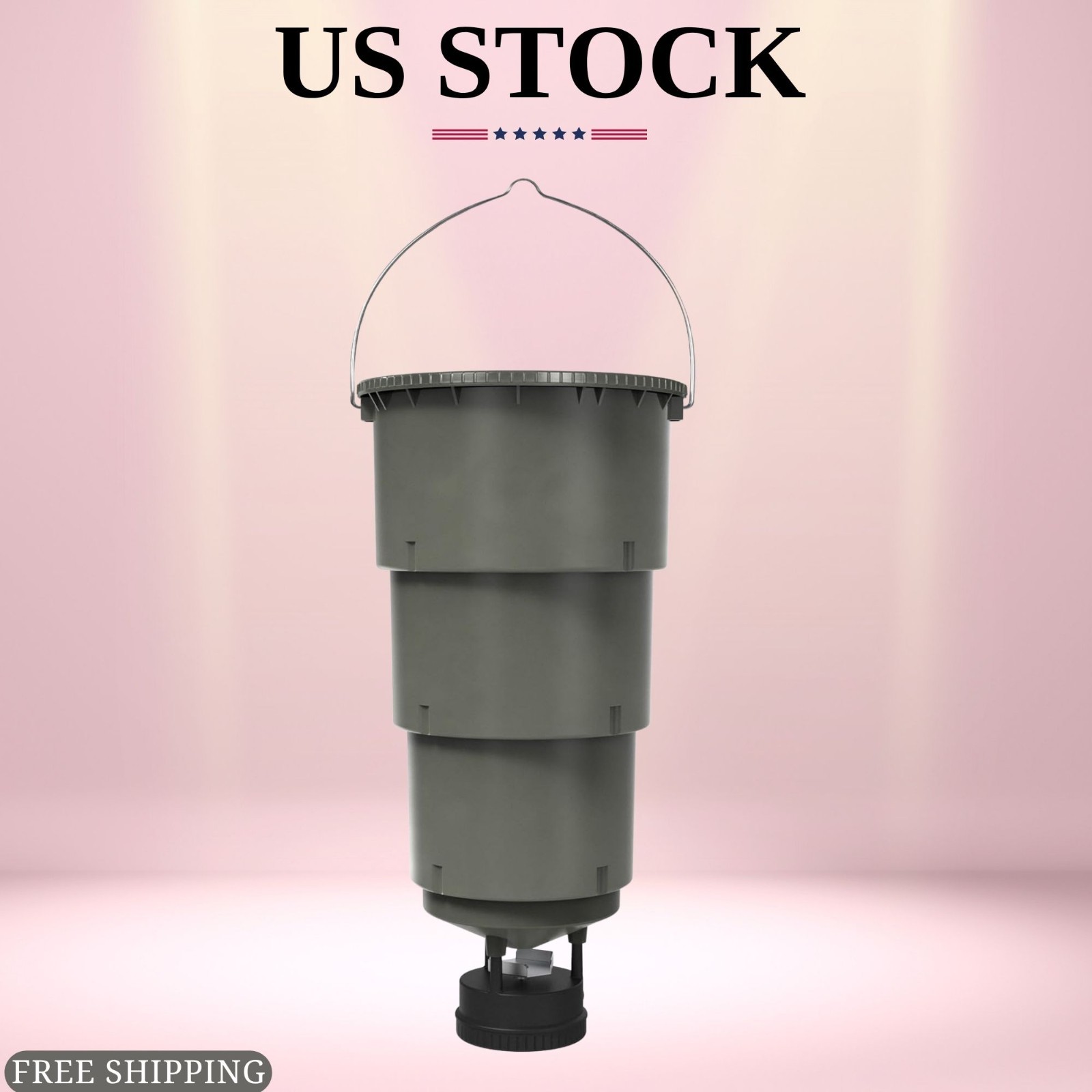 NEW 30Lb Hanging Deer Feeder Bluetooth Collapsible Pack Down Design Edge 3